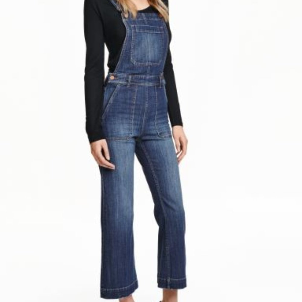 Wide Leg Overalls